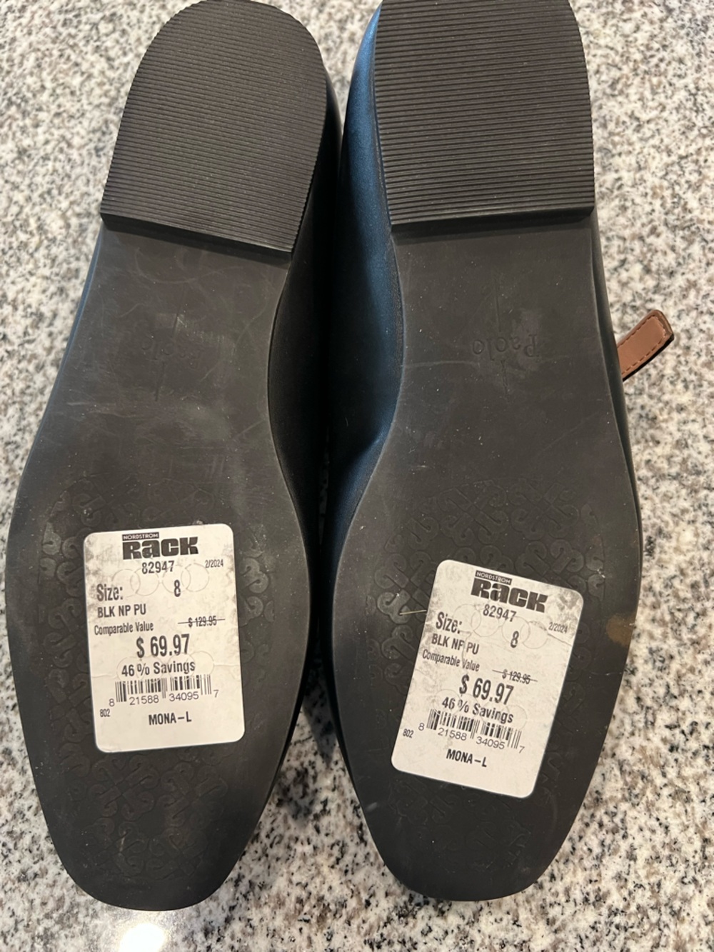 NWT Paolo Classic Black Mary Jane Flats - Picture 5 of 6
